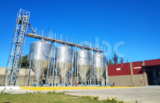 maize silo in Mozambique