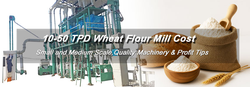10-50 TPD Small-Medium Wheat Flour Mill Cost - Quality Machinery & Profit Tips