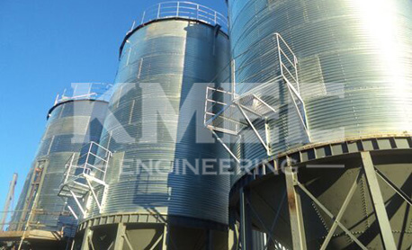 flour silo in New Zealand