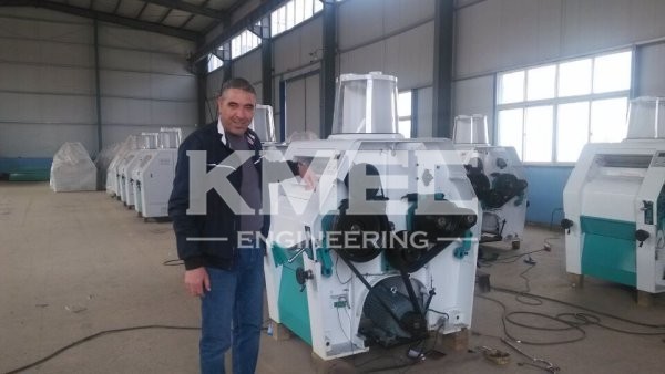 Algeria client and flour mill machine
