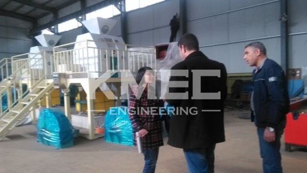 Algeria client wheat flour mill factory visit