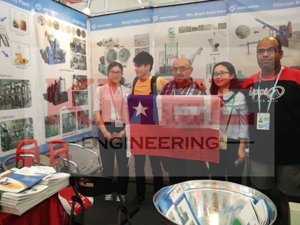 chile customer order flour mill on canton fair