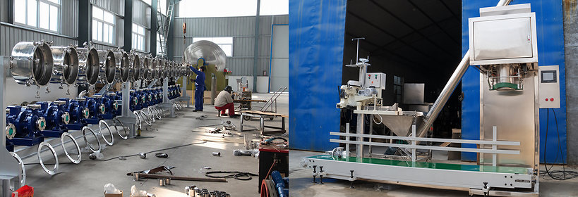 Cassava starch processing line: refining equipment and the automatic packing machine