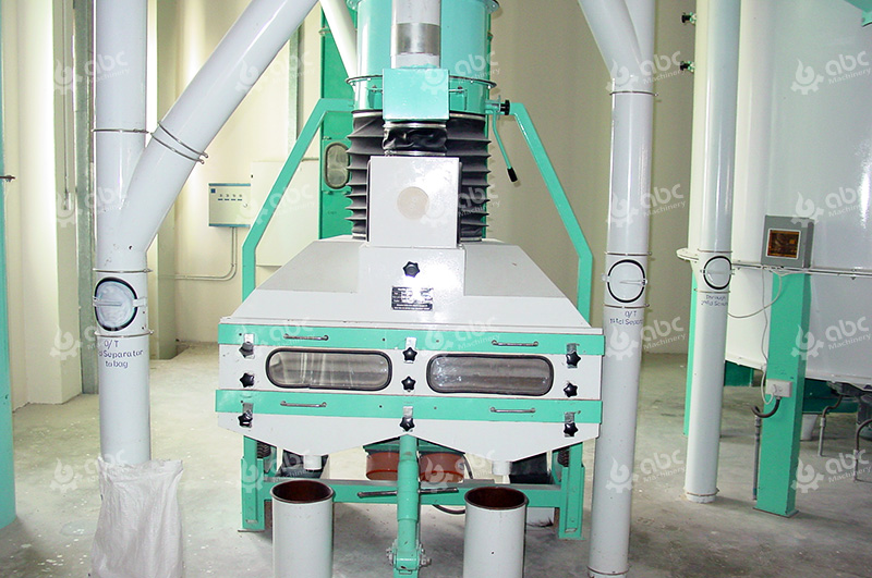 Cleaning Equipment in Flour Mill Project