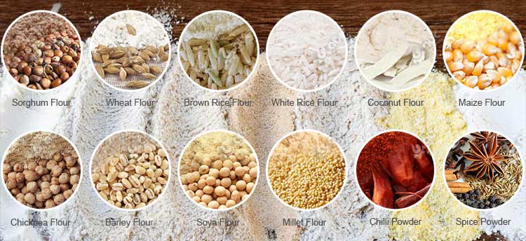 Whole Sale Flour Mill Processing Multigrain Creal Flour Spice Powder