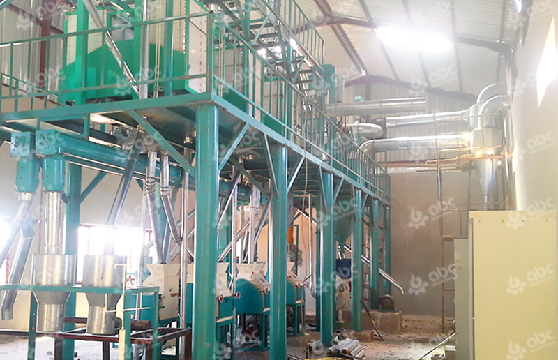 Small Maize Flour Mill Plant