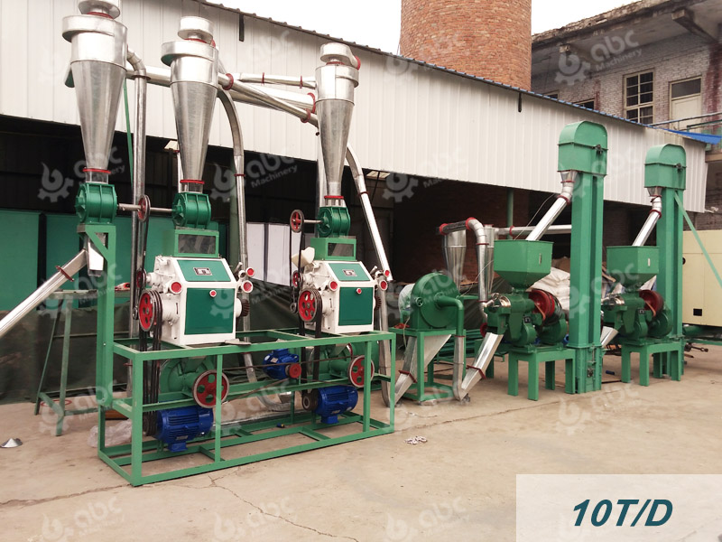Small Scale Maize Processing Line