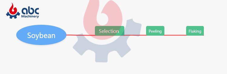 Soybeans Pretreatment Factory Flow Chart