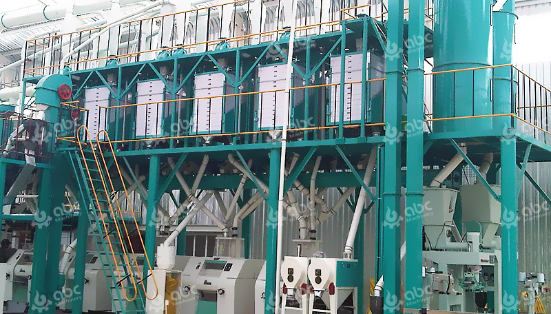 Steel Frame of Flour Mill Production Line